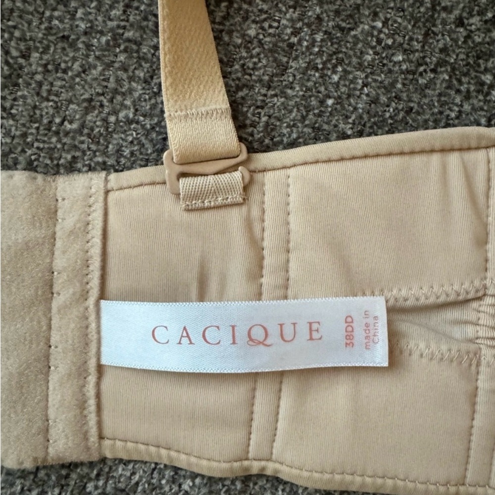 Cacique Tan Strapless Bra - Picture 3 of 4